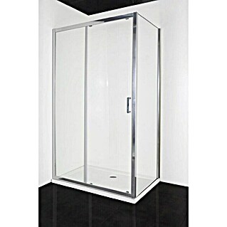 Sanotechnik Drsna vrata za tuš Elite (Š x V: 100 x 195 cm, Krom)