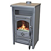 Kamin na drva Thalia Luna T  (9,7 kW, Siva) | BAUHAUS