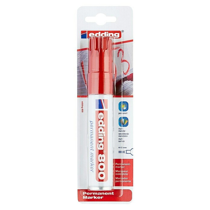 PERMANENT-MARKER    EDDING 800ROT