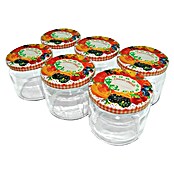 Set staklenki s poklopcima  (Zapremnina: 0,37 l, 6 staklenki i 6 poklopaca) | BAUHAUS