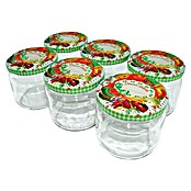 Set staklenki s poklopcima  (Zapremnina: 0,37 l, 6 staklenki i 6 poklopaca) | BAUHAUS