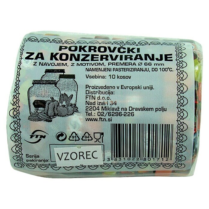 Poklopac  (Promjer: 6,6 cm, Raznobojno, 10 komada) | BAUHAUS