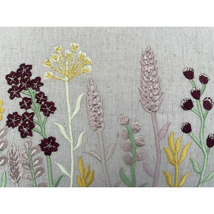 Cojín Medow bordado (Lino, 30 x 50 cm, 85% algodón 15% lino) | BAUHAUS
