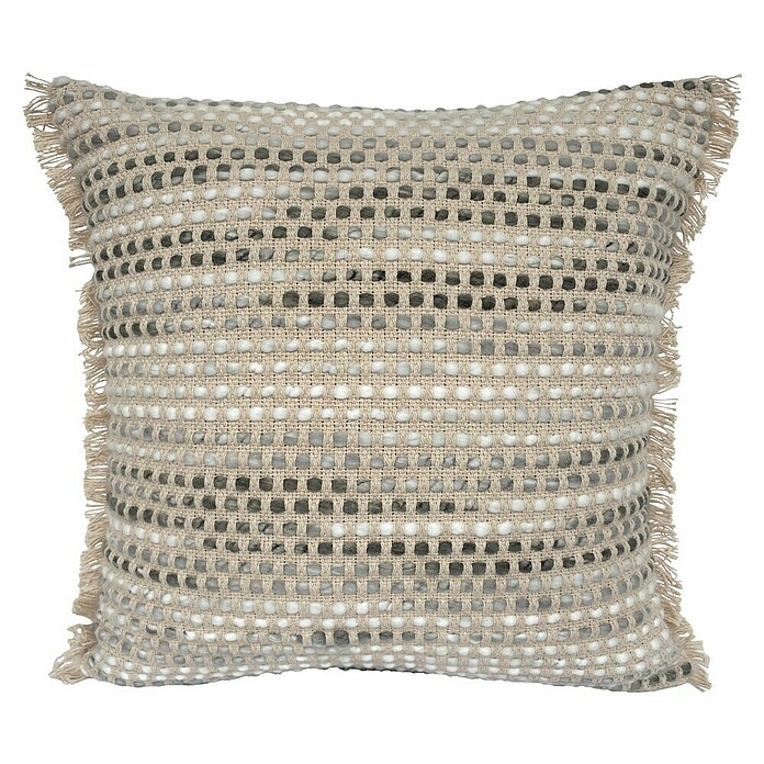 Cojín Dakira (Gris, 45 x 45 cm, 100% algodón) | BAUHAUS