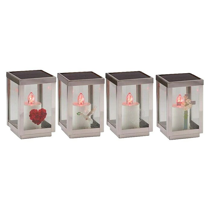 Vestina Metalna lanterna Strenia  (10,2 x 10,2 x 16,3 cm, Vrijeme gorenja: 1.000 dana) | BAUHAUS