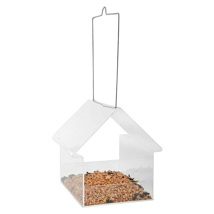 Esschert Design Kućica za hranjenje ptica  (15,1 x 14,5 x 15,3 cm, Prozirna, Plastika) | BAUHAUS