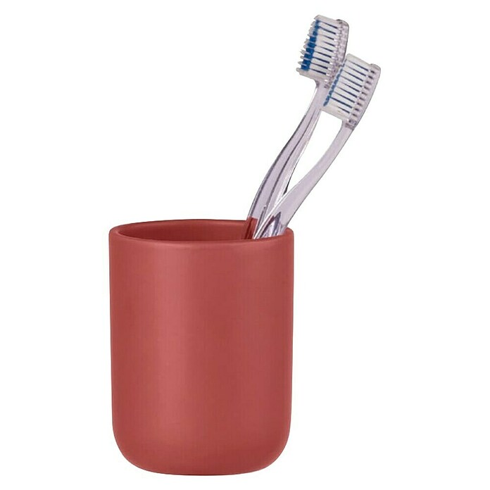 Lonček za zobne ščetke  (Premer: 7,6 cm, Keramika, Rdeča) | 3715 - Einzelaccessoires | DADD - Accessoires | DAD - Badausstattung | DA - Badausstattung/Bäderwelt | D - Sanitär | BAUHAUS