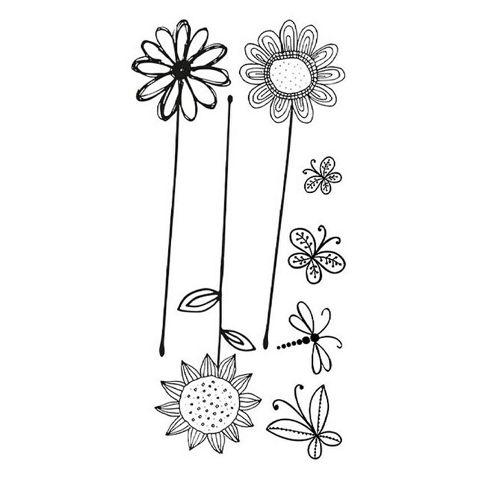 Okenska nalepka  (Š x V: 15 x 31 cm, 10 -del.) | 6183 - Wandtatoos | HBDG - Spezialtapeten | HBD - Tapeten | HB - Tapeten | H - Innendeko/Farben | BAUHAUS