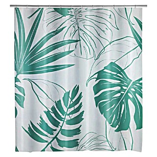 Zavjesa za tuš Brasil (Š x V: 180 x 200 cm, Zelena)