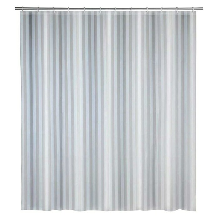 Tuš zavesa Frozen  (Š x V: 180 x 200 cm, Bela/Prozorna) | Plastične kopalniške zavese | Kopalniške zavese | Tuširanje | Kopalnica in sanitarije | Izdelki | BAUHAUS