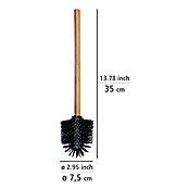 Wenko Rezervna četka  (S cijevi, Bambus/Crna, Promjer: 7,5 cm) | BAUHAUS