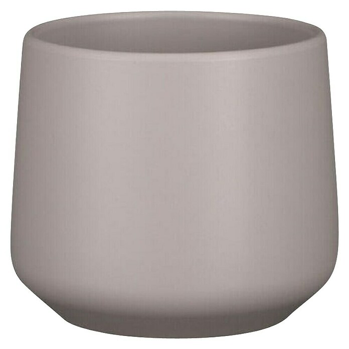 Okrogel lonec za rastline  (Ø x V: 17 x 15,5 cm, Keramika, Rjava) | 8450 - Übertoepfe Keramik | IAKA - Gefäße Indoor | IAK - Gefässe,Deko outdoor, Zeitschriften | IA - Gartenhartware | I - Stadtgarten | BAUHAUS