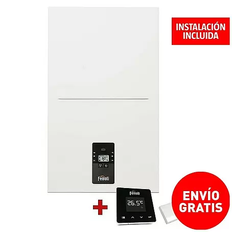 Ferroli  Caldera BlueHelix Alpha 28C con instalación incluida