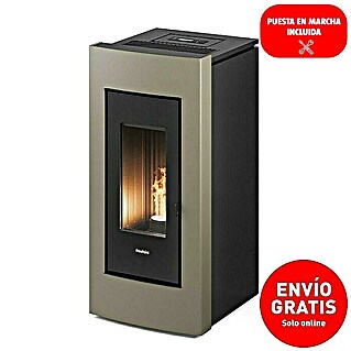 FreePoint Estufa de pellets Go (10,5 kW, Volumen de calefacción: 84 m³ - 294 m³, Bronce)