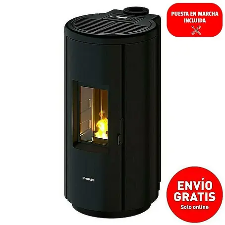 FreePoint  Estufa de pellets Chrome 7 Airtight