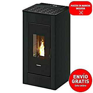 FreePoint Estufa de pellets SHARP Airtight (2,5 kW - 7,7 kW, Volumen de calefacción: 55 m³ - 168 m³, Color del revestimiento: Negro)
