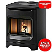 FreePoint Estufa de pellets Flos Wifi (6 kW, Volumen de calefacción: 80 m³ - 171 m³, 0,7 kg/h - 1,5 kg/h, Negro) | BAUHAUS