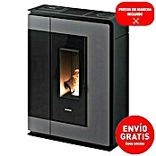 FreePoint Estufa de pellets Arco canalizable (9 kW, Volumen de calefacción: 70 m³ - 238 m³, Negro y titanium) | BAUHAUS