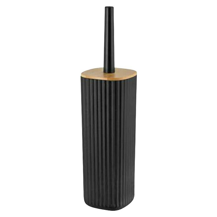 Wenko Rotello Garnitura WC četke Rotello  (Plastika, Crna, natur) | BAUHAUS