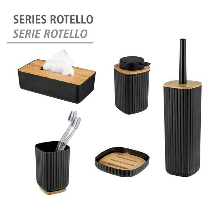 Wenko Rotello Škatla za obrazne robčke  (Do x Š x V: 24 x 12 x 7,4 cm, Mat) | 3746 - Badhelfer | DADD - Accessoires | DAD - Badausstattung | DA - Badausstattung/Bäderwelt | D - Sanitär | BAUHAUS