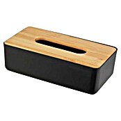 Wenko Rotello Kutija za kozmetičke maramice Rotello  (D x Š x V: 24 x 12 x 7,4 cm, Crna, Bambus, Mat) | BAUHAUS