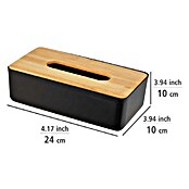 Wenko Rotello Škatla za obrazne robčke  (Do x Š x V: 24 x 12 x 7,4 cm, Mat) | 3746 - Badhelfer | DADD - Accessoires | DAD - Badausstattung | DA - Badausstattung/Bäderwelt | D - Sanitär | BAUHAUS