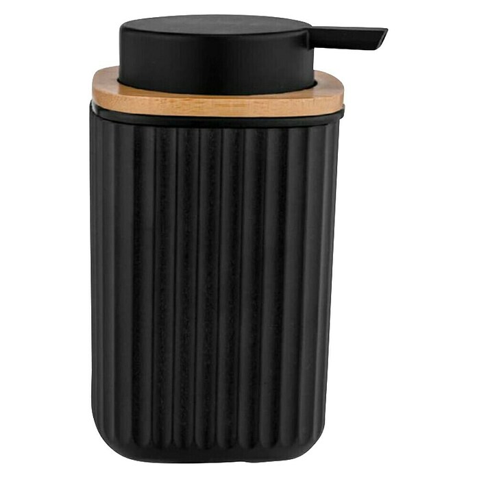 Wenko Rotello Dozator sapuna Rotello  (D x Š x V: 7,5 x 8,9 x 12,7 cm, Polistirol, Crna) | BAUHAUS