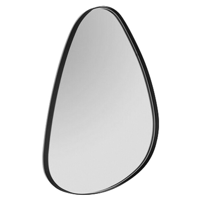 Ogledalo s okvirom Britta  (Š x V: 35 x 50 cm, Crna, Metal) | BAUHAUS