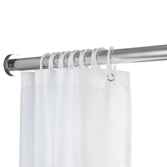 SCHÖNER WOHNEN-Kollektion Teleskopski nosač tuš zavjese Obleon  (70 cm - 115 cm, Promjer: 2,8 cm, Srebrna) | BAUHAUS