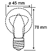 Paulmann LED-Lampe Modern Classic Edition (Nicht Dimmbar, Warmweiß, 220 lm, Silber Kopf) | BAUHAUS