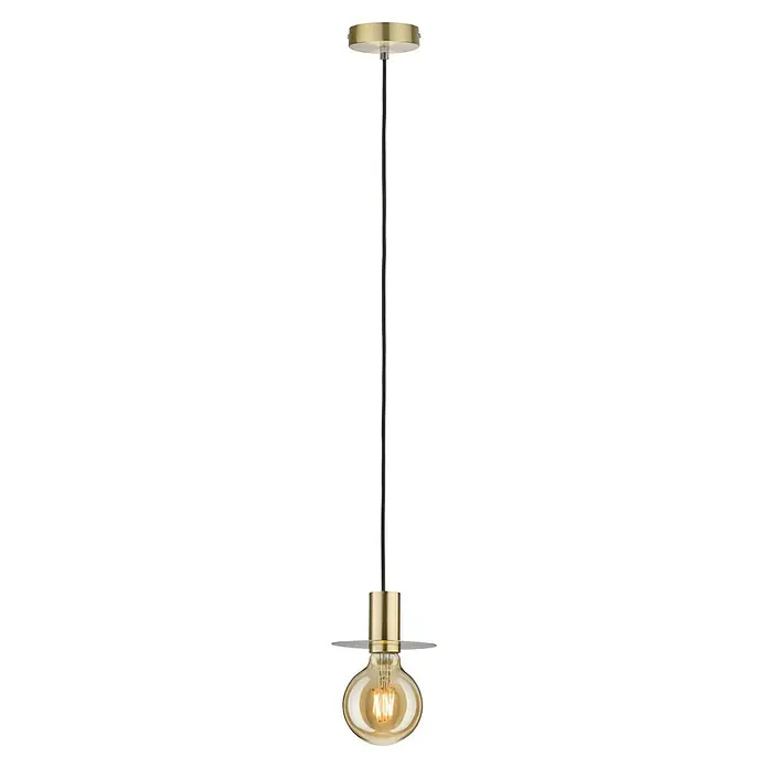 Paulmann LED-Lampe Vintage 1879 Filament - E27, Dimmbar, Warmweiß, 450 lm, 6 W, 1 Stk. - Elegante Pendelleuchte mit goldenen Akzenten und einem modernen Design, perfekt für stilvolle Innenräume.