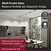 Paulmann URail LED-Pendelleuchte Aldan (Neutralweiß, Signalweiß, Ø x H: 9,8 x 150 cm, 4.000 K) | BAUHAUS