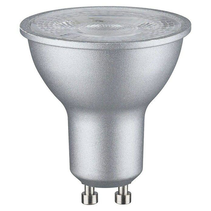 Paulmann LED-Lampe Reflektor Standard (GU10, Dimmbar, Neutralweiß, 460 lm, 7 W, 1 Stk., Chrom matt) | BAUHAUS