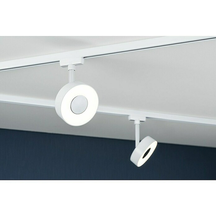 Paulmann URail LED-Spot Circle (Signalweiß, Warmweiß, 180 lm, Ø x H: 10 x 13,2 cm) | BAUHAUS