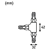 Paulmann URail T-Verbinder (Signalweiß, L x B x H: 104 x 62 x 18 mm) | BAUHAUS