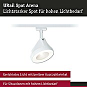 Paulmann URail LED-Spot Arena (Signalweiß, 7,8 x 12,3 x 19,1 cm, Neutralweiß) | BAUHAUS