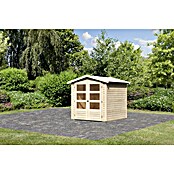 Karibu Gartenhaus Amberg (L x B: 186 x 186 cm, Wandstärke: 19 mm, Satteldach)