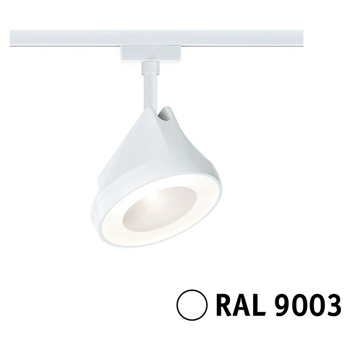 Paulmann URail LED-Spot Arena (Signalweiß, 7,8 x 12,3 x 19,1 cm, Warmweiß) | BAUHAUS