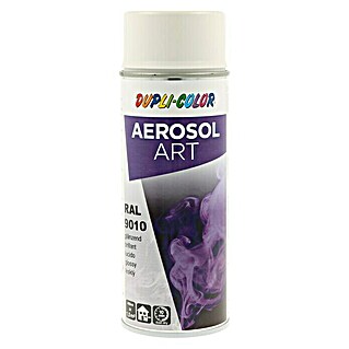 Dupli-Color Aerosol Art Lak za raspršivanje RAL 9010 (Čisto bijele boje, 400 ml, Sjaj)