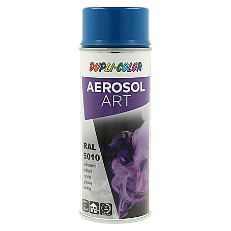 Dupli-Color Aerosol Art Sprühlack RAL 5010 (Enzianblau, 400 ml, Glänzend)