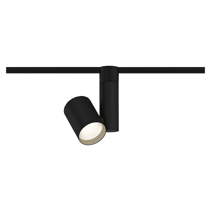 Paulmann URail LED-Spot Zeuz (Schwarz matt, 9,8 x 17,6 x 26 cm, 2.860 lm, Warmweiß) | BAUHAUS