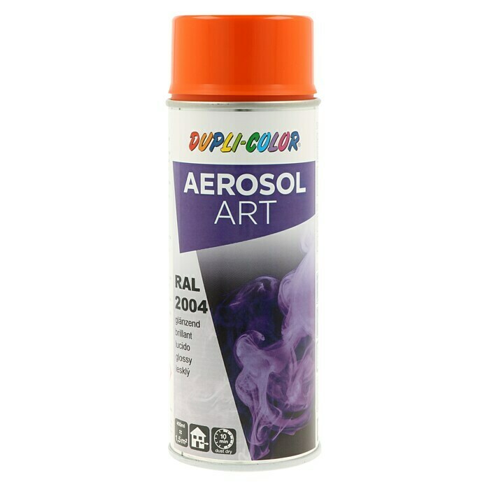 Dupli-Color Aerosol Art Sprühlack RAL 2004 (Glänzend, 400 ml, Reinorange)