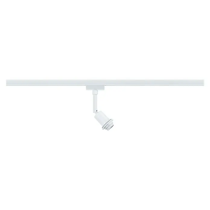 Paulmann URail LED-Spot DecoSystems - Lampenfassung: E14, Farbe: Signalweiß - Elegante, weiße Schienenleuchte, ideal für moderne Innenräume. Vielseitig einsetzbar und stilvoll im Design.