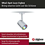 Paulmann URail LED-Spot Luxe (10 W, Chrom matt, 6,5 x 9 x 16,3 cm, RGBW) | BAUHAUS