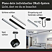 Paulmann URail LED-Spot Aldan (Schwarz matt, Warmweiß, Ø x H: 9,9 x 17,9 cm) | BAUHAUS