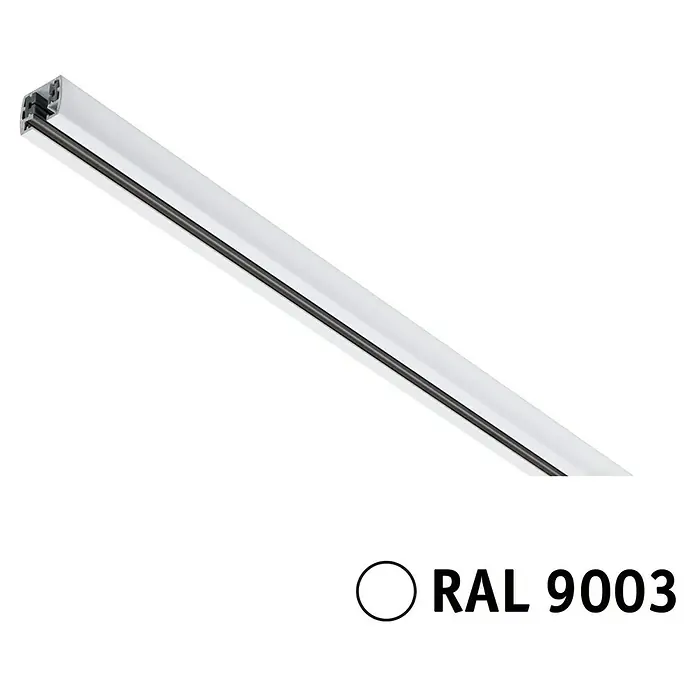 Paulmann URail Schiene - 50 cm, Metall, Signalweiß - Das Produkt ist eine Lichtleiste in RAL 9003, die für eine elegante und moderne Beleuchtungslösung sorgt.
