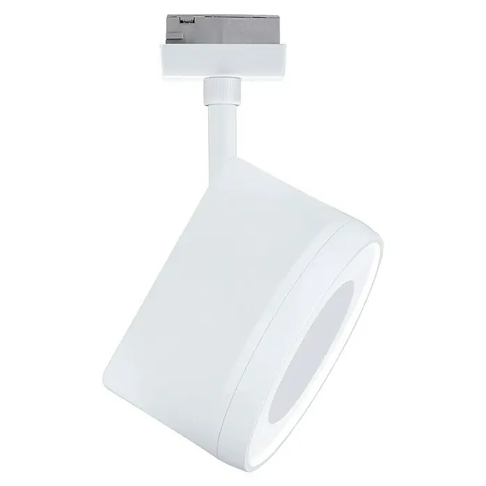 Paulmann URail LED-Spot Arena - Signalweiß, 7,8 x 12,3 x 19,1 cm, Neutralweiß - Eine moderne, weiße Strahlerlampe, ideal für die Beleuchtung von Wohnräumen. Das Licht ist stilvoll und funktionell.