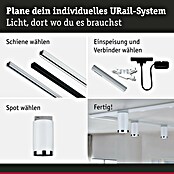 Paulmann URail LED-Spot Tube (10 W, Signalweiß, Ø x H: 6,5 x 12,8 cm) | BAUHAUS