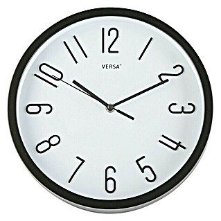 Reloj de pared NG (Diámetro: 30 cm, Negro)