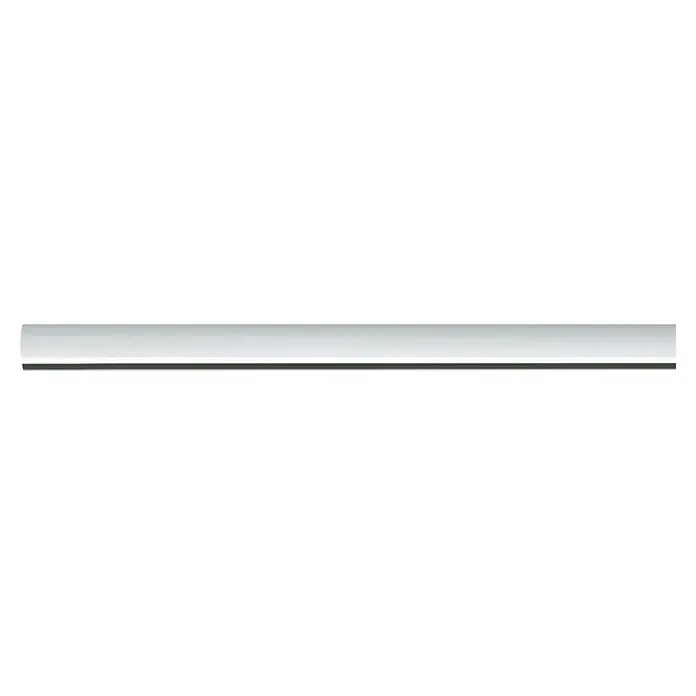 Paulmann URail Gleiter - 100 cm, Metall, Signalweiß - Nahaufnahme einer schlichten, modernen Fußleiste mit klaren Linien, ideal für jedes zeitgenössische Interieur.
